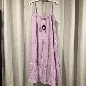Knox Rose midi dress sundress cotton blend XL